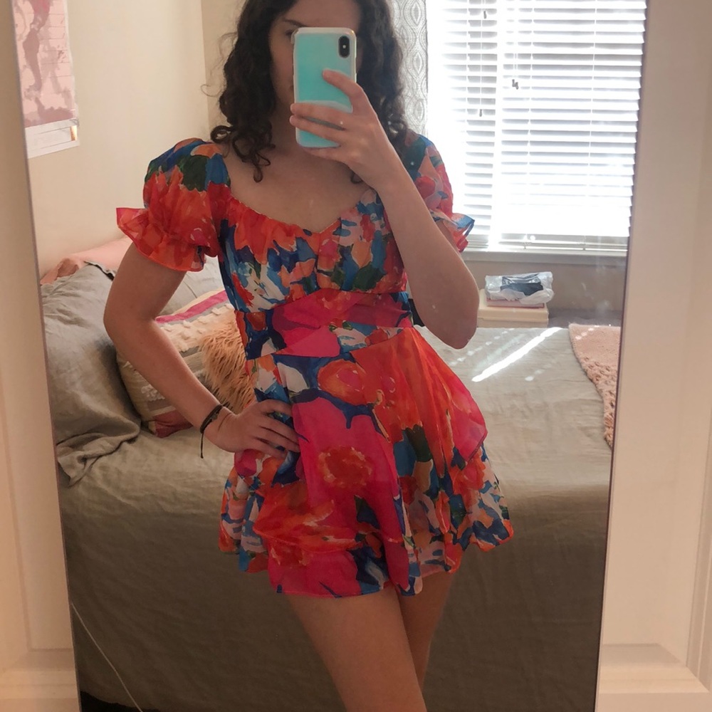 Luxxel Floral Romper